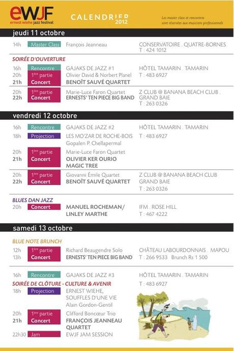 Calendrier EWJF Et pendant ce temps au Tamarin Hotel…