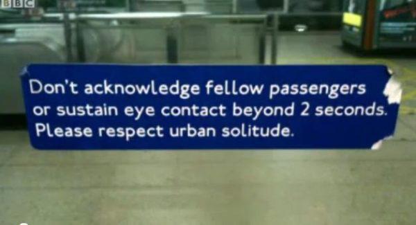 Une vague de Stickers sauvages amuse les usagers du métro Londonien