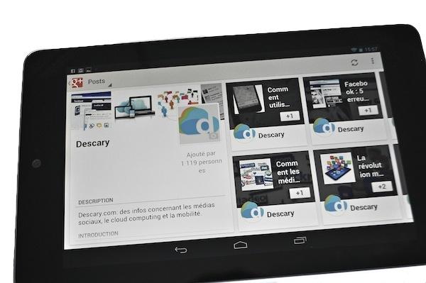 google plus page entreprise 1 Google+: iOS et Android gestion des pages et édition des posts