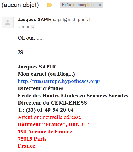 Connaissez-vous Jacques Sapir ?