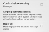 Gmail 4.2 sur Android : pinch to zoom et gestes