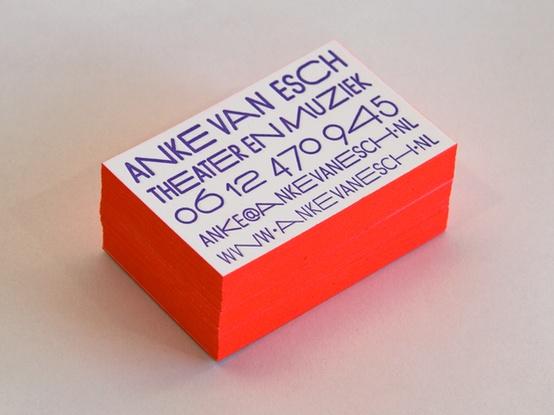 Business card # impression typographique