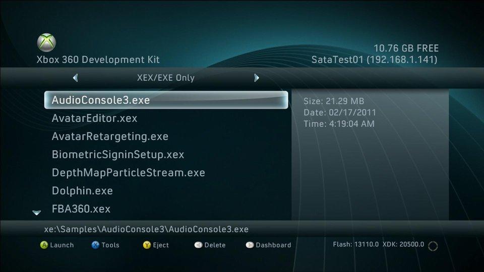 XDK :  le Xbox 360 Development Kit