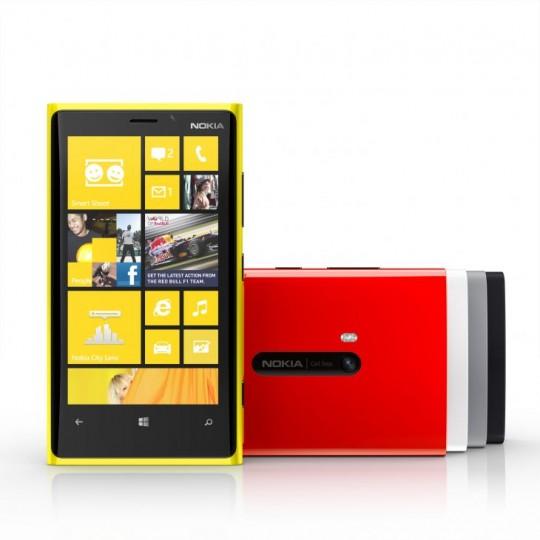 Prix des Nokia Lumia 920 et 820