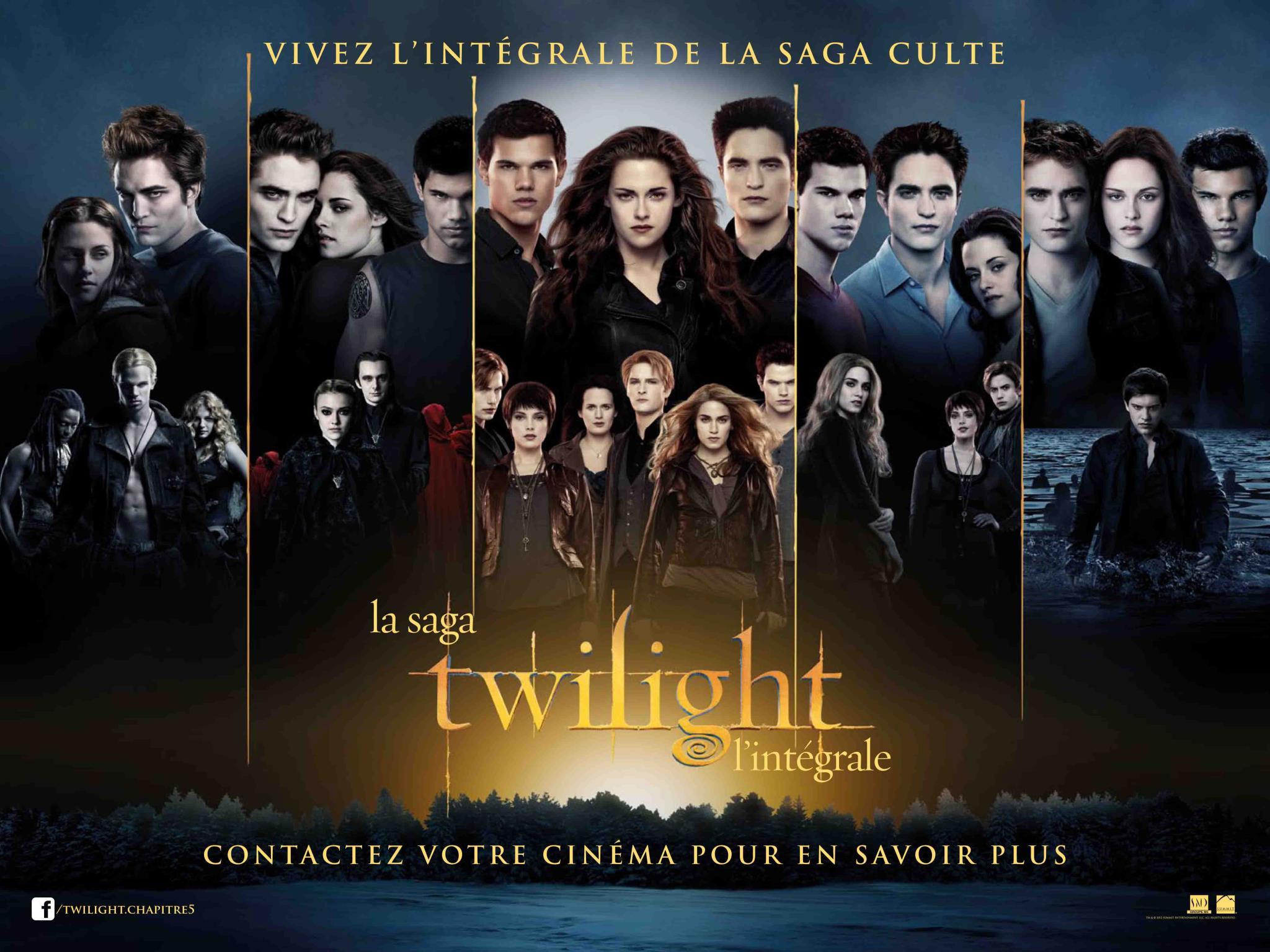 L'affiche française des Marathons Twilight