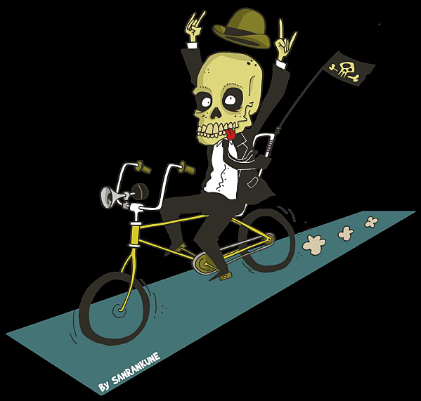 La mort à vélo copie