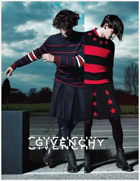 Givenchy Fall Winter 2012 2013 Ad Campaign 03 542x700 Les 4 tendances des campagnes homme de cet hiver