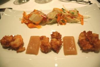 Langoustines en tempura légumes croquants 340x226