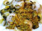 Saint-Jacques pistaches safran