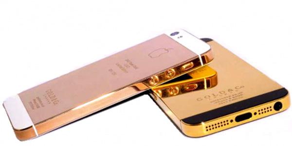Un iPhone 5 en or 24 carats