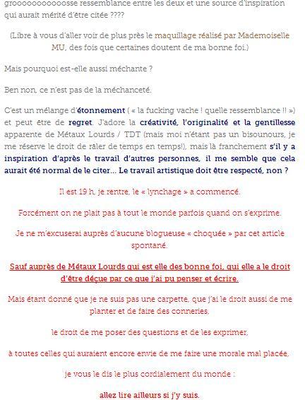Oui j’ai merdé ? Et alors, qui a prétendu que j’étais parfaite ?