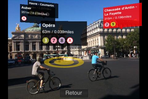Metro Paris réalité augmentée