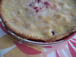 Tarte aux framboises à l'ancienne