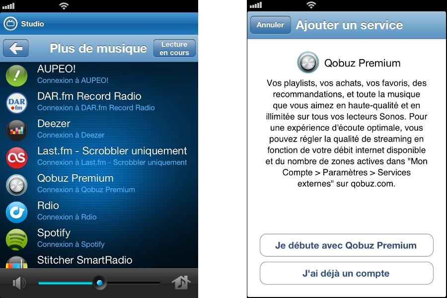 Qobuz est disponible sur Sonos