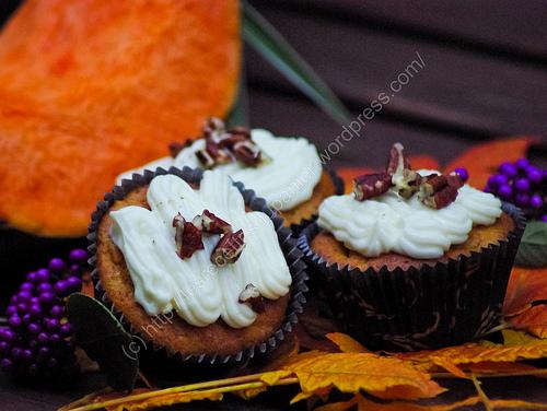 Cupcake aux saveurs d'automne / Autumn Flavour Cupcake