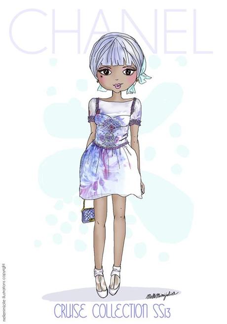 *Illustration time :Chanel Collection Croisière SS13*