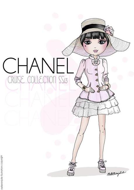 *Illustration time :Chanel Collection Croisière SS13*