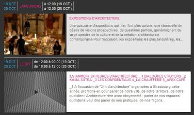 Les 24 heures d'architecture : Une première, les 19 et 20 octobre prochains à Strasbourg