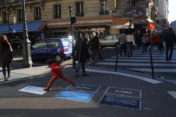 Microsoft fait la promotion de sa Surface dans les rues de Paris