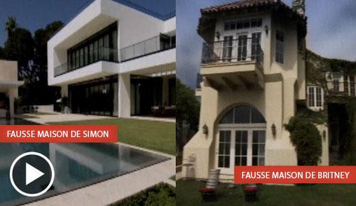faux The X Factor USA : Britney et Simon nont pas voulu montrer leurs maisons