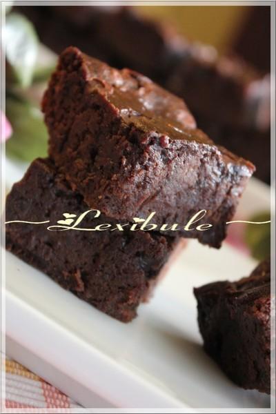 Brownie aux haricots noirs