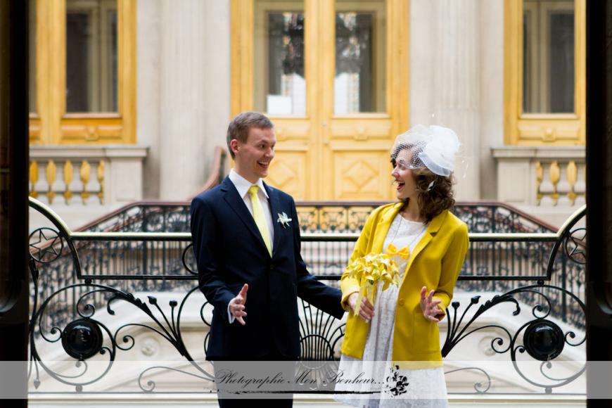 Photographe de mariage à Paris – Mariage civile de Stephanie et Benjamin