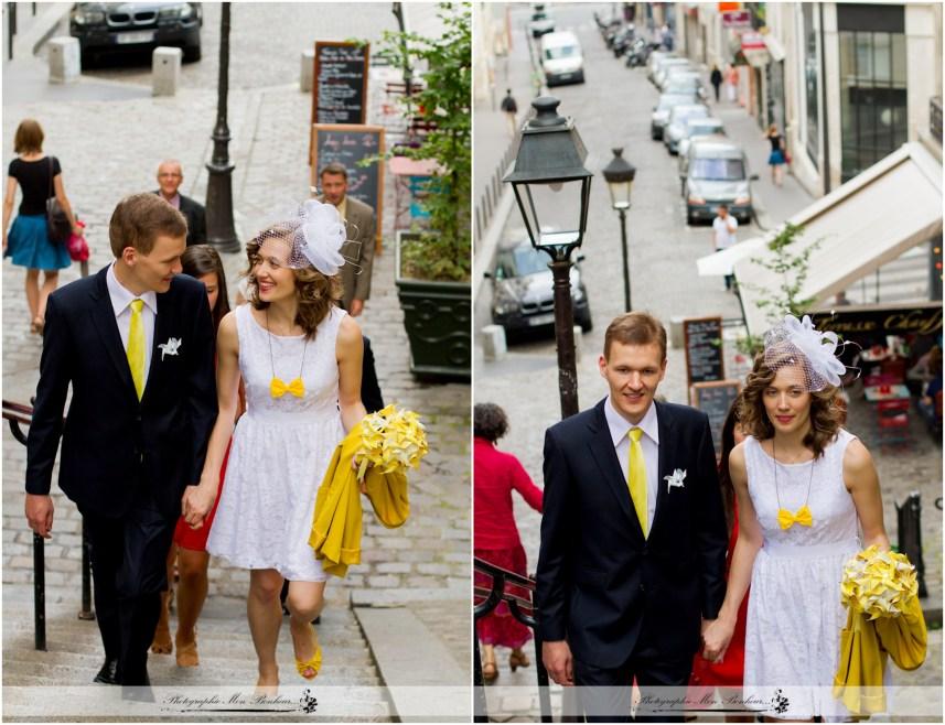 Photographe de mariage à Paris – Mariage civile de Stephanie et Benjamin