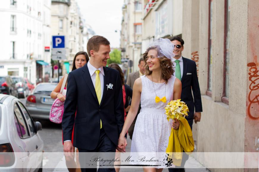 Photographe de mariage à Paris – Mariage civile de Stephanie et Benjamin