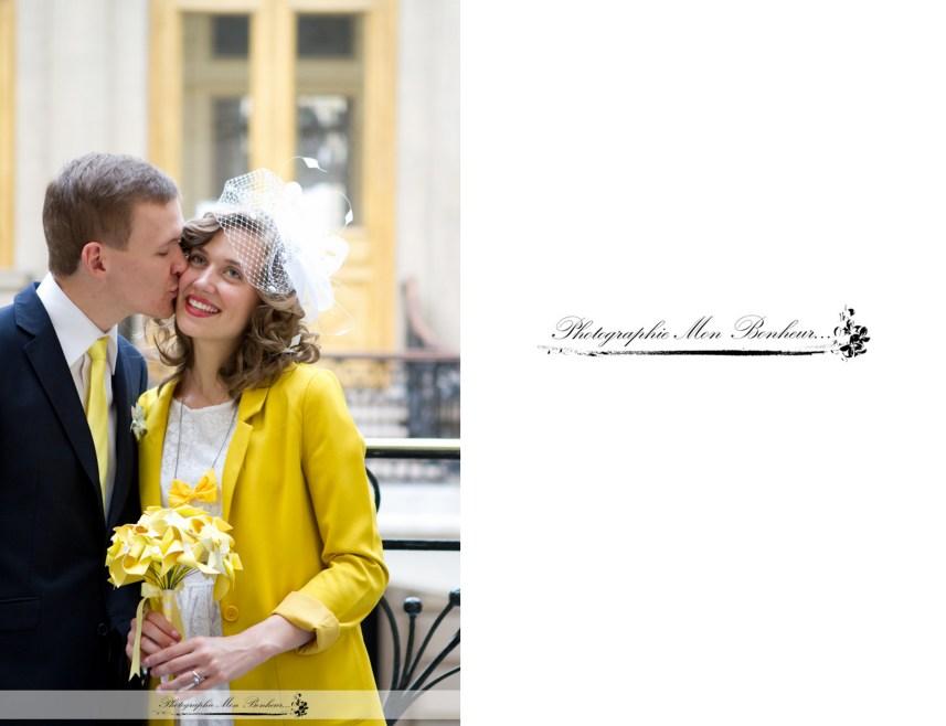 Photographe de mariage à Paris – Mariage civile de Stephanie et Benjamin