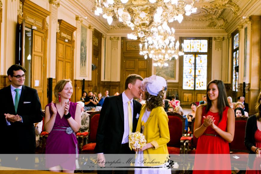 Photographe de mariage à Paris – Mariage civile de Stephanie et Benjamin