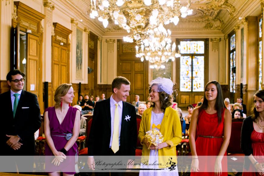 Photographe de mariage à Paris – Mariage civile de Stephanie et Benjamin