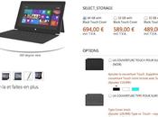 Surface Microsoft épuise stock version