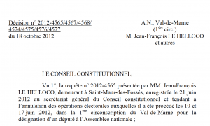 Législatives : L’élection d’Henri Plagnol annulée par le Conseil Constitutionnel