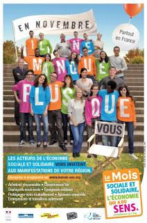 Mois de l'Economie Sociale et Solidaire : En novembre 2012, il ne manque plus que vous !