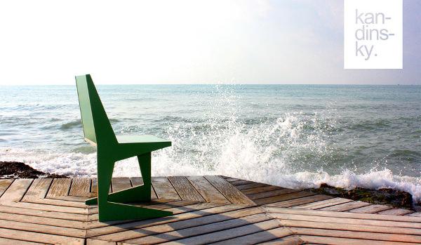 Kandinsky la chaise ambidextre par Tresenvespa Studio