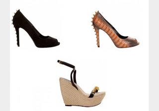 Collection de chaussures Alexander McQueen pour le printemps 2013.