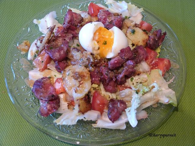 Salade de gésiers à la salardaise / Salardaise gizzard salad - Paperblog