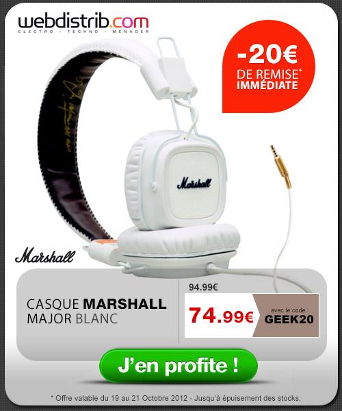 [Offre JDG] Casque MARSHALL Major à 75€ !