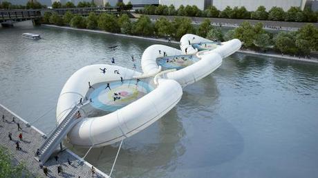 Un pont trampoline à Paris ?