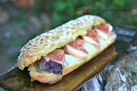 ÉCLAIR FIGUES ET PISTACHE