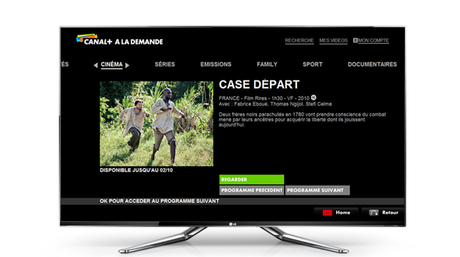 Smart TV Canal+ à la demande