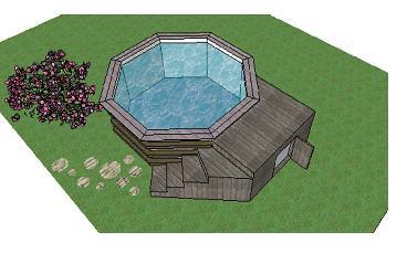 La mini piscine bois sans autorisation