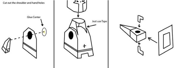 Castle Crashers Papercraft (x 4)