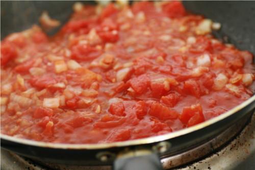 tomate et purée de potiron