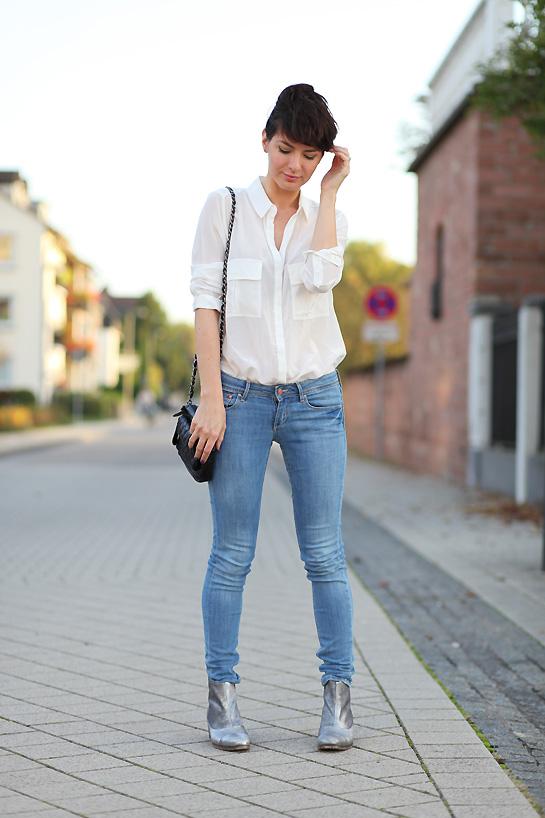 look rock boots paillettes Mirror boots