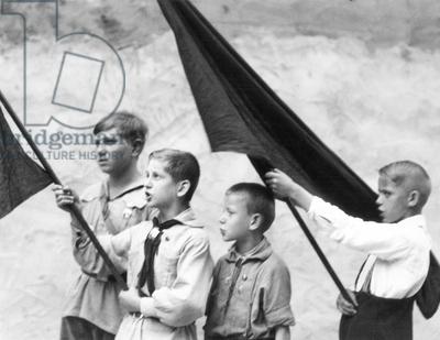 Photographie de jeunes pionniers allemands. Tina Modotti. Berlin 1930
