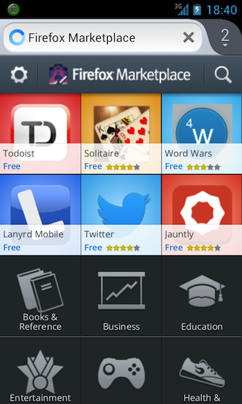 Firefox Marketplace