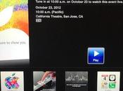 Keynote iPad Mini streaming vidéo direct Apple