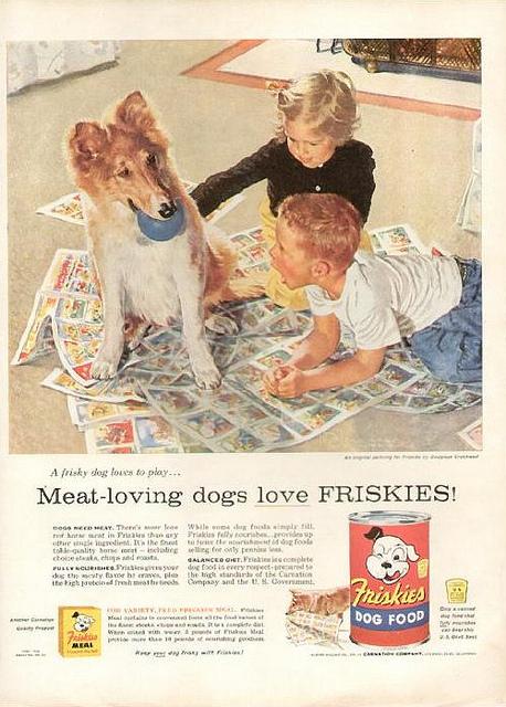 Publicité Friskies vintage
