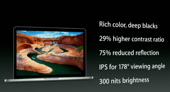 Officiel : Nouveaux Macbook Pro 13″ Retina